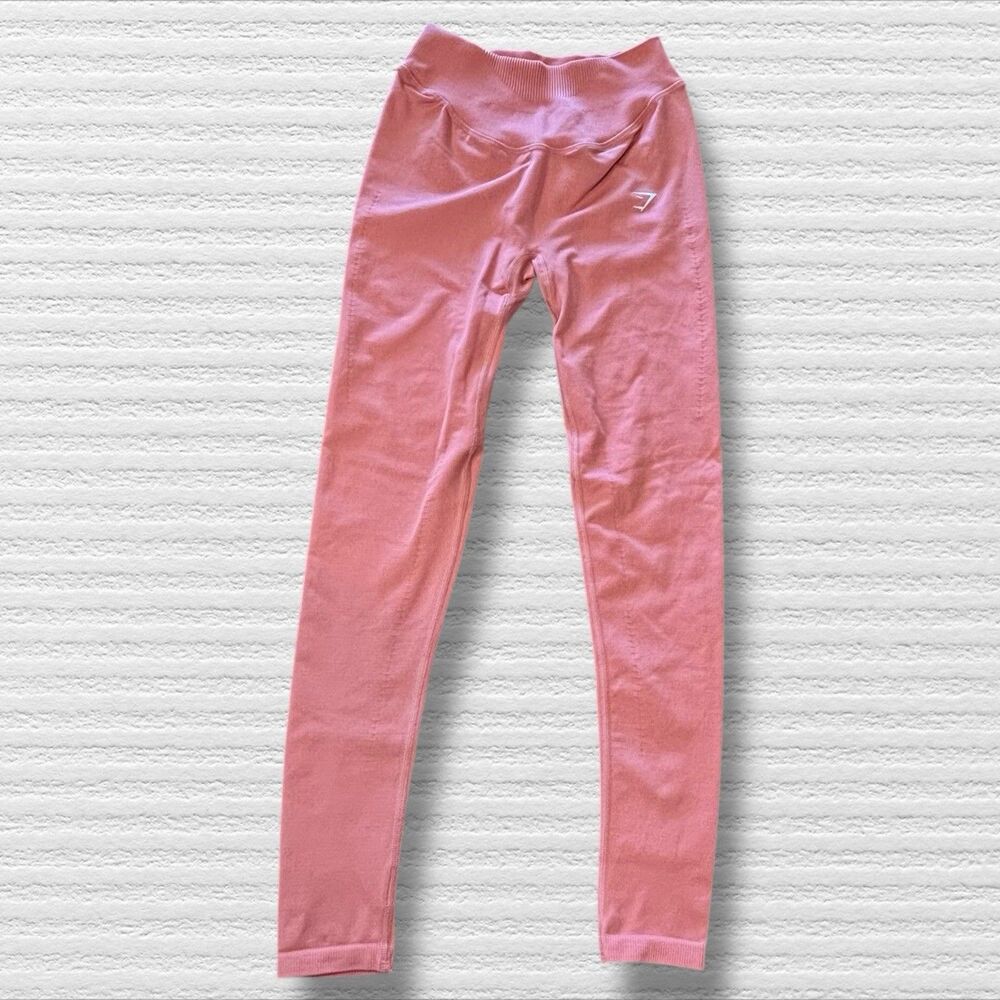 Gymshark High-Waisted Seamless Leggings Pink Size XS